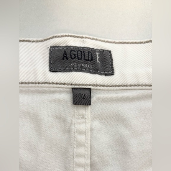 Agolde White Jean Shorts - Picture 8 of 11